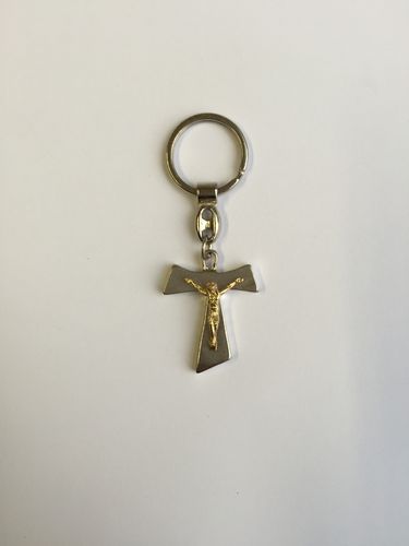 Tau Schlüsselanhänger mit Christuscorpus